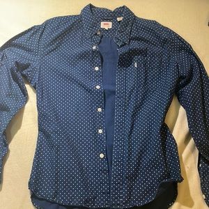 Levi’s blue dress shirt size S, new condition